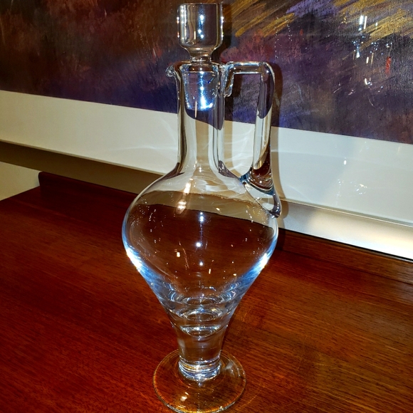 Signed Evyln Von Boch Decanter
